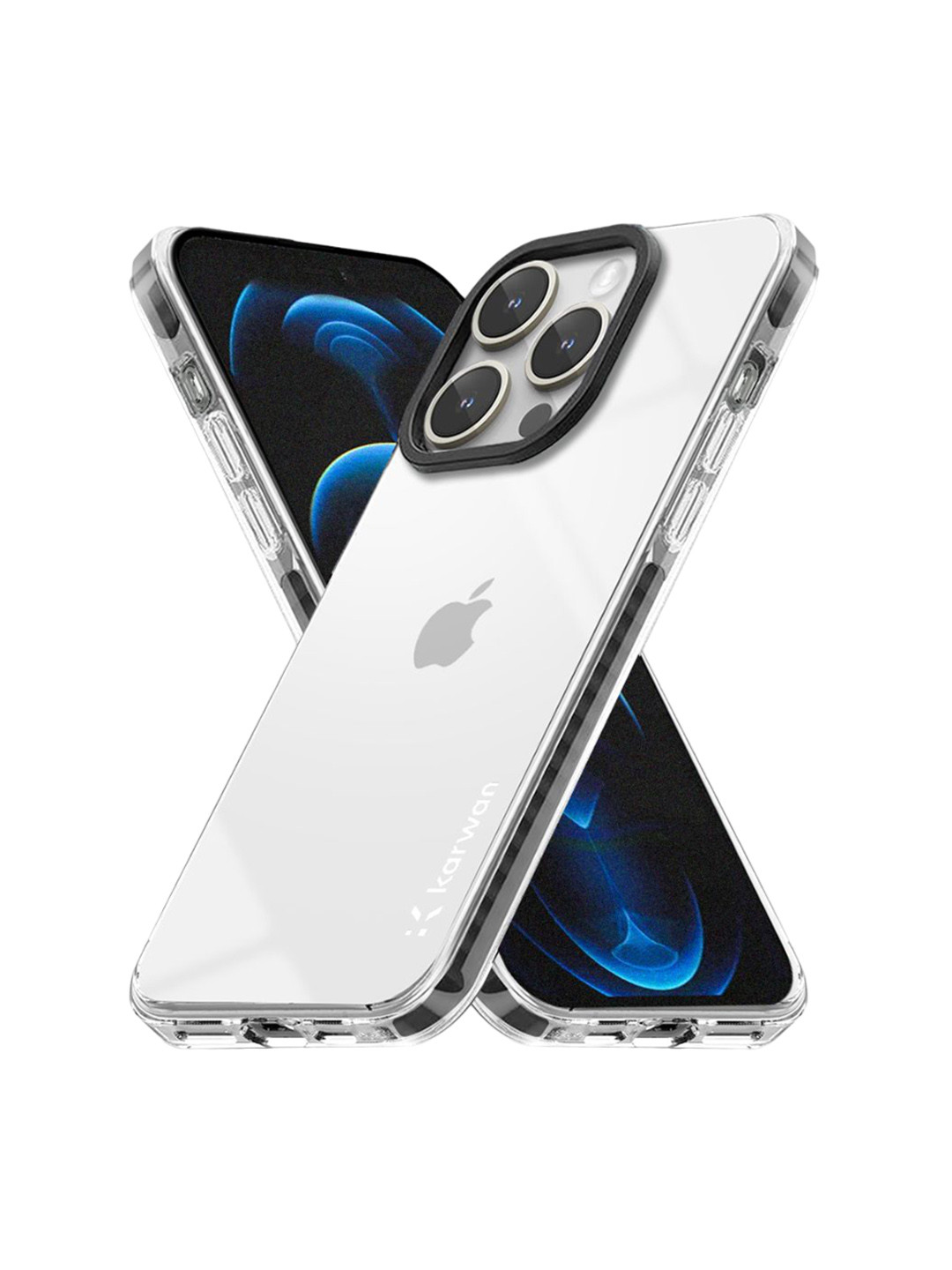 Karwan Solid Printed iPhone 12 Pro Max Back Case Mobile Accessories