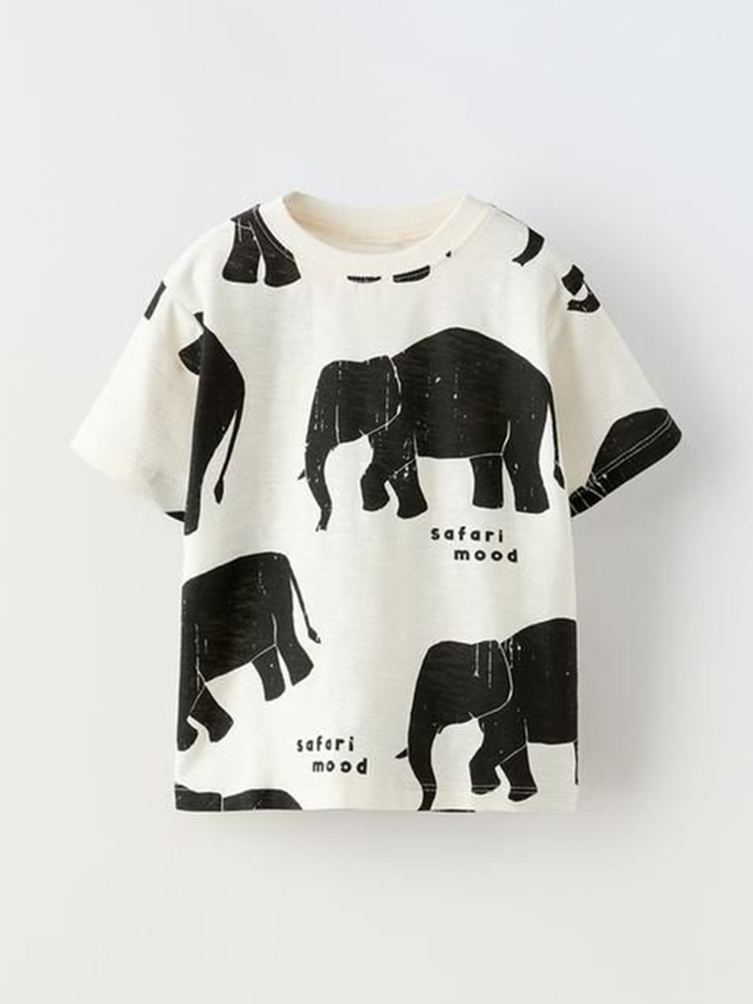 Googo Gaaga Boys Round Neck Animal Graphic Printed T-shirt