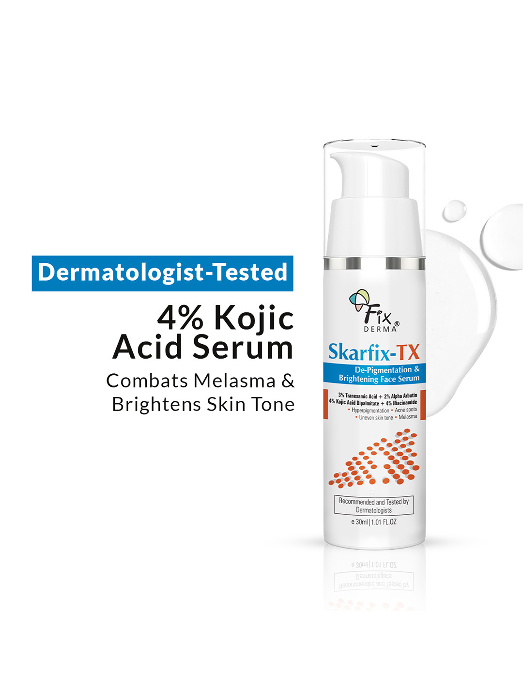 FIXDERMA Skarfix-TX De-Pigmentation & Brightening Face Serum-30ml