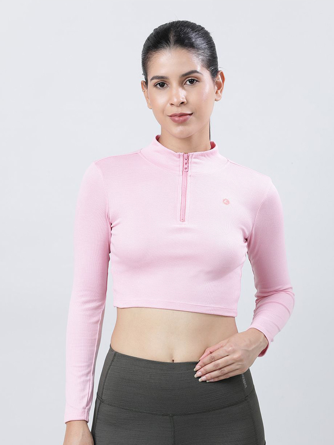 Lovable Sport Solid Crop Top