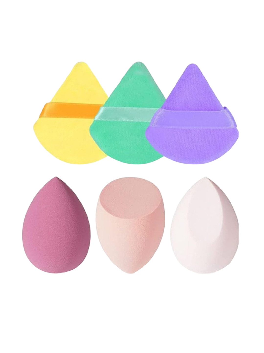 Facejewel Set Of 3 Big Blender With Set Of 3 Triangle Sponge
