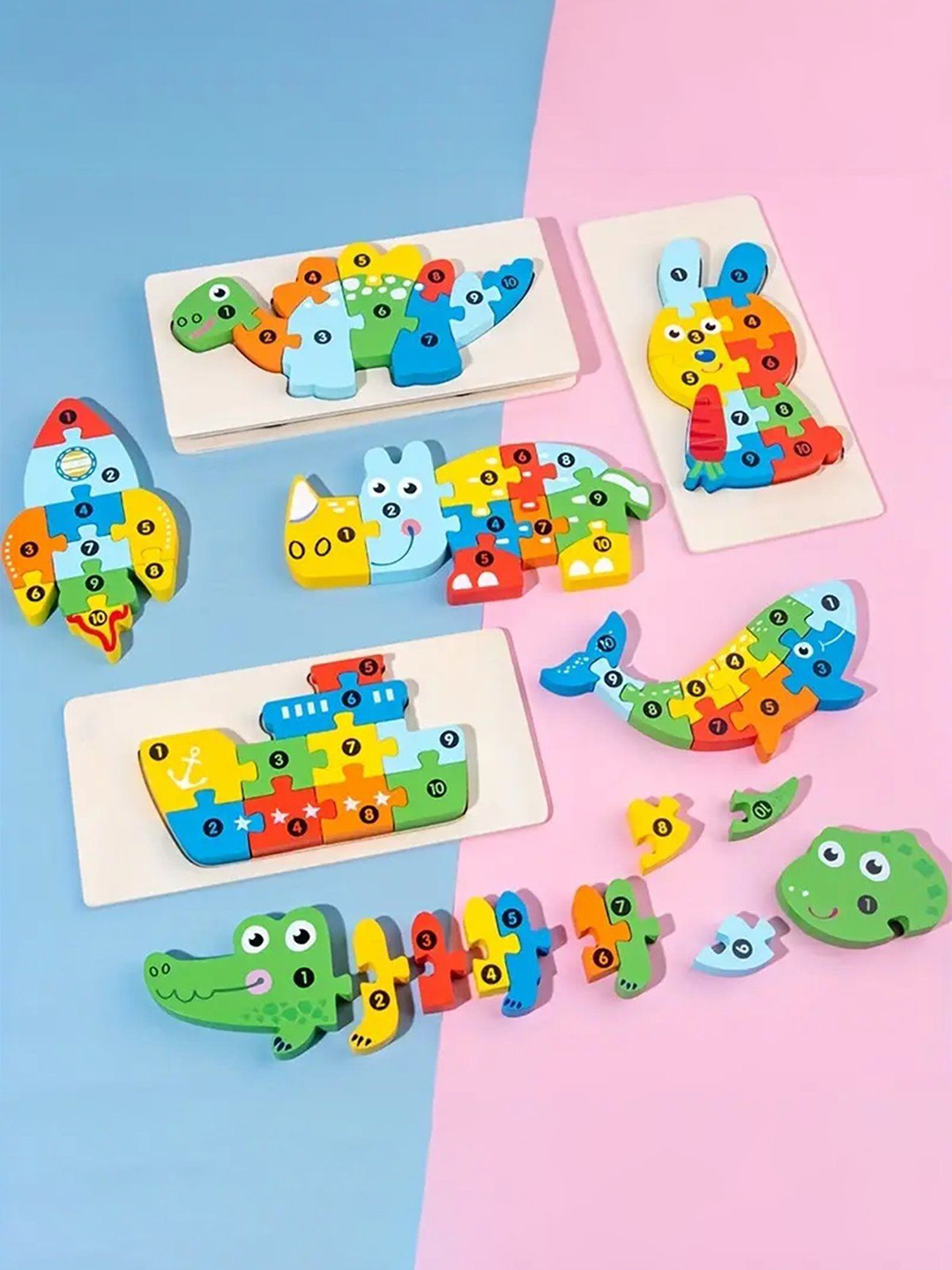 MUREN Non-Allergic Puzzles Activity Toys and Games