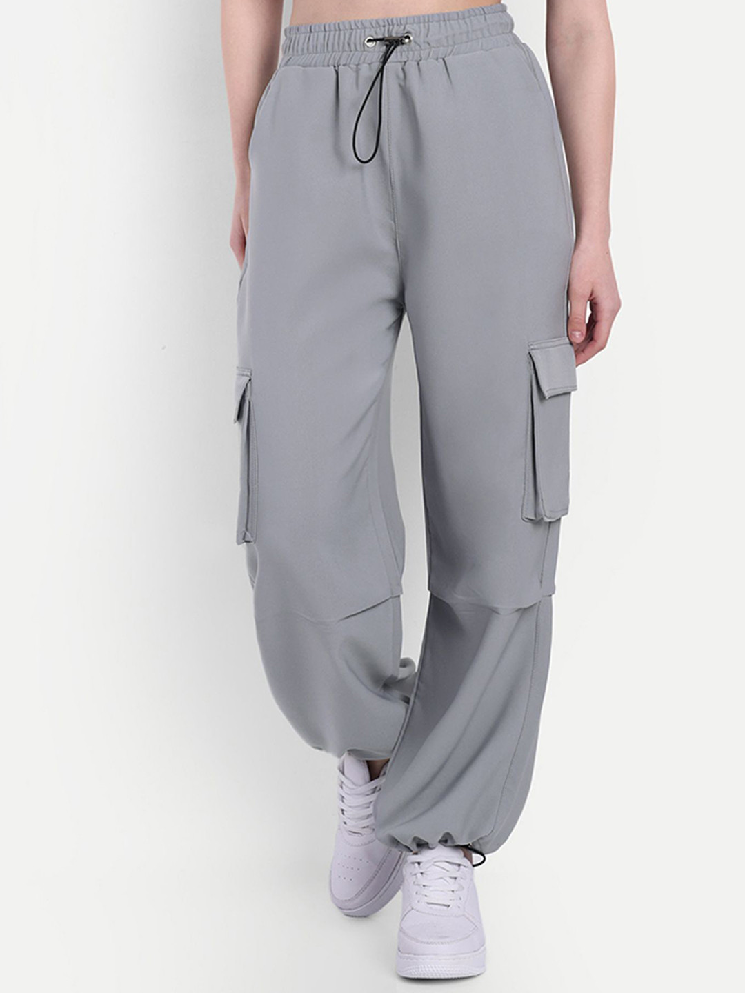 Next One Women Baggy Fit Cargo Track Pants