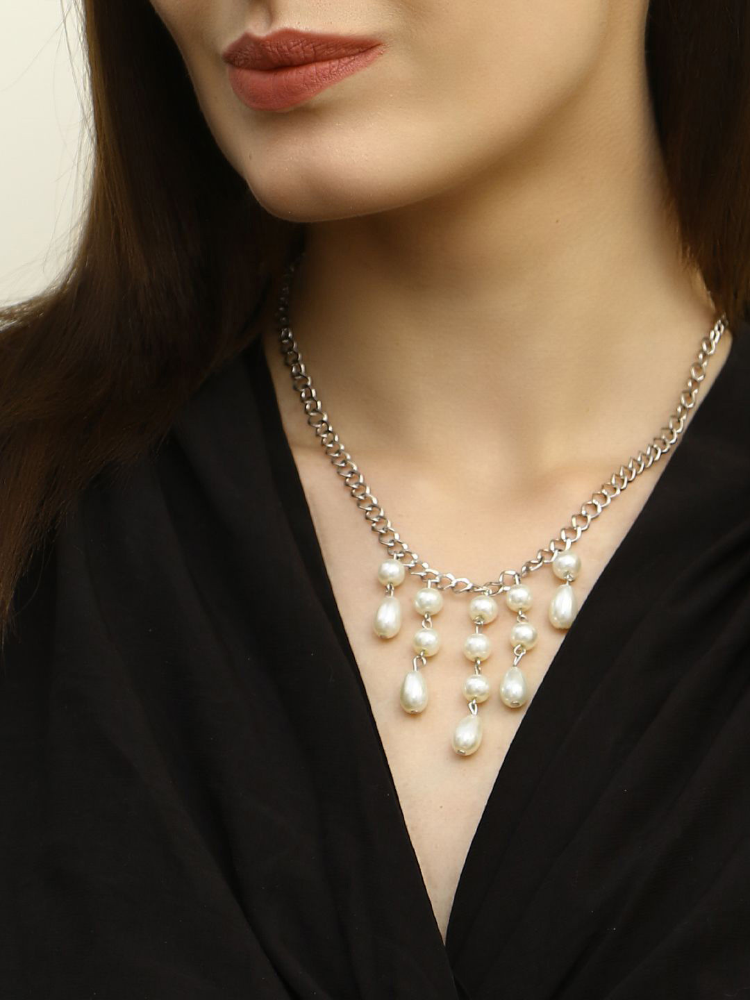 Adwitiya Gold-Plated Linked Necklace