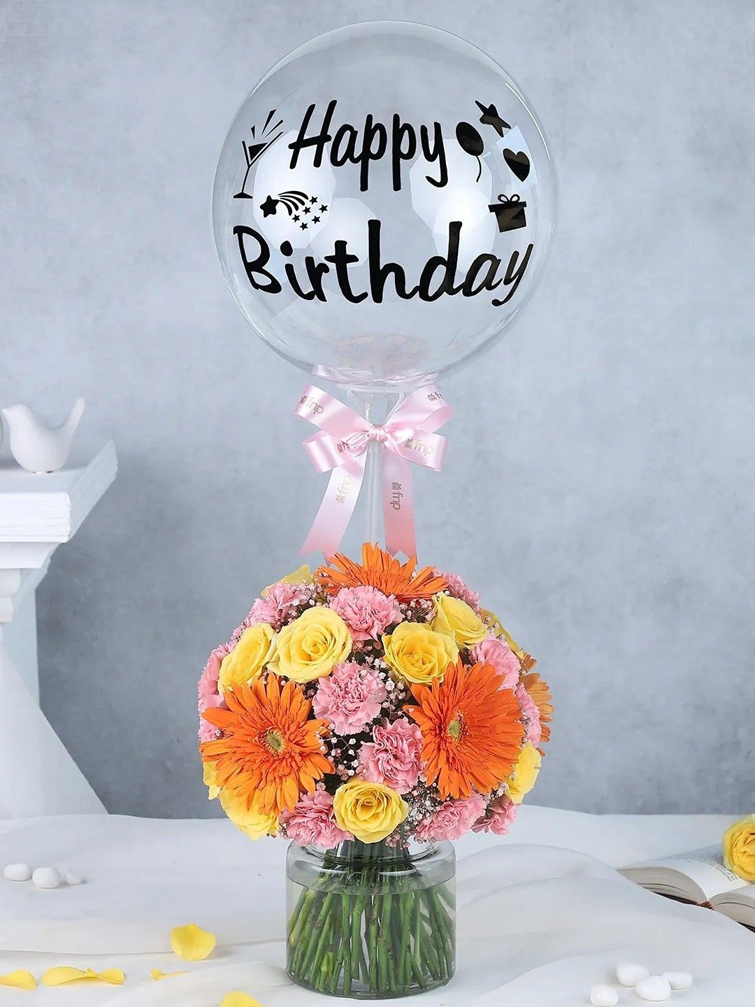 fnp Blooming Birthday Floral Jar