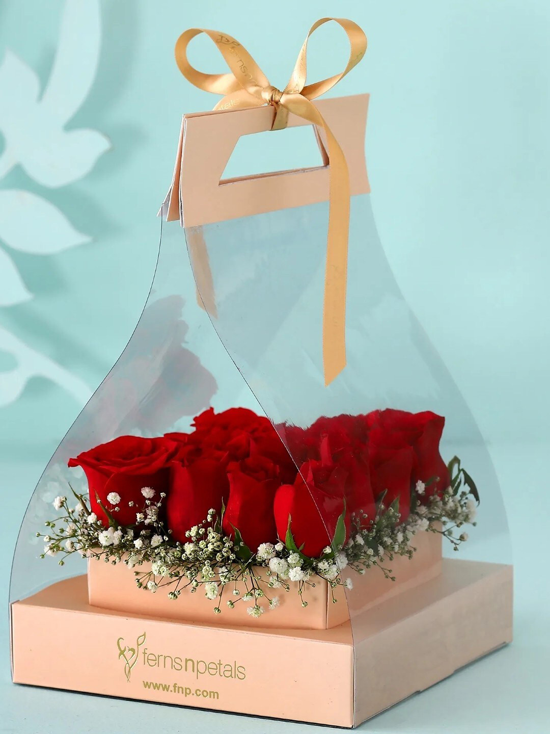 fnp Red 16 Pieces Roses Fresh Flowers Bouquet