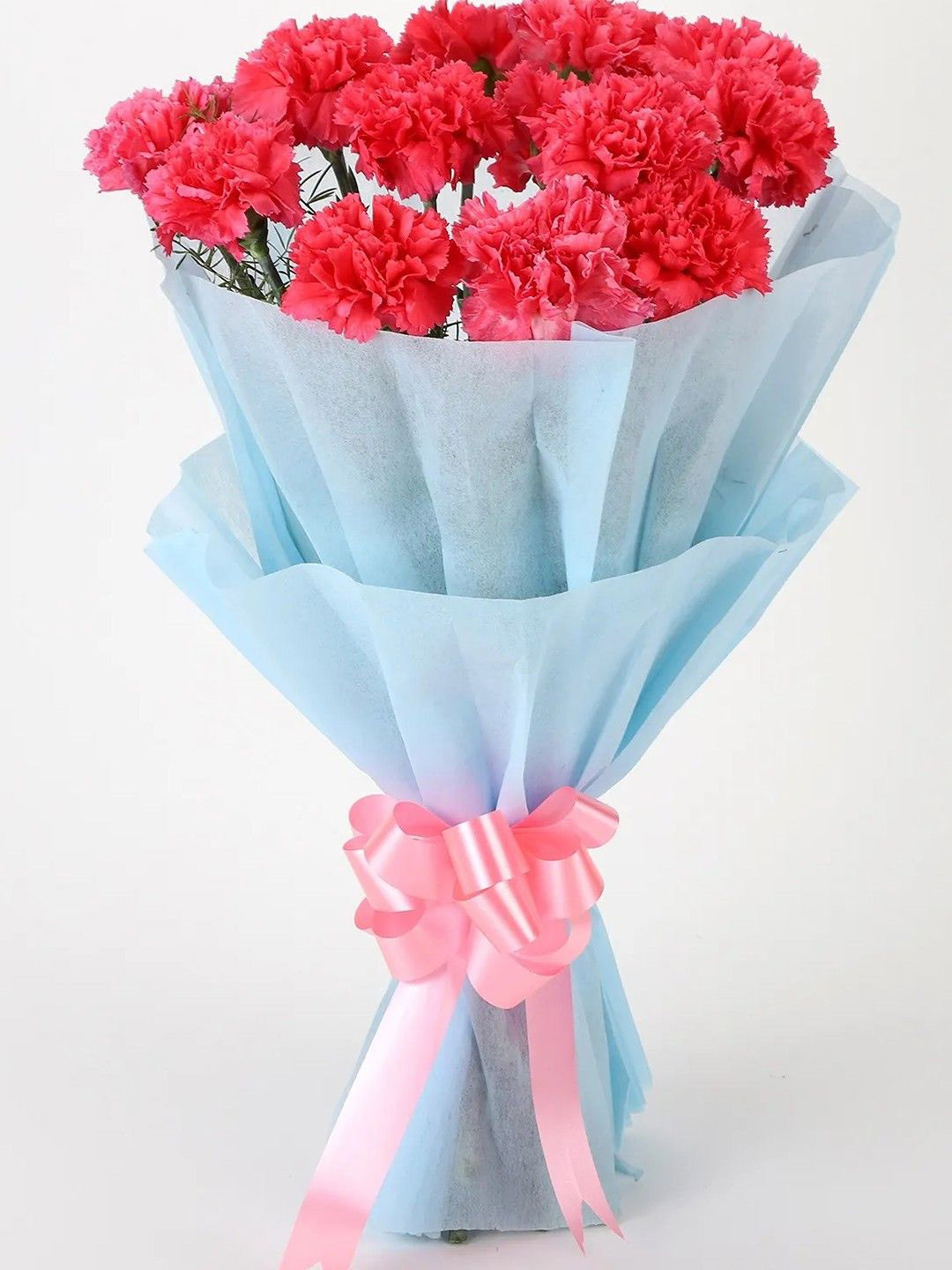 Fnp Pink 15-Pcs Adorable Pink Carnations Bouquet