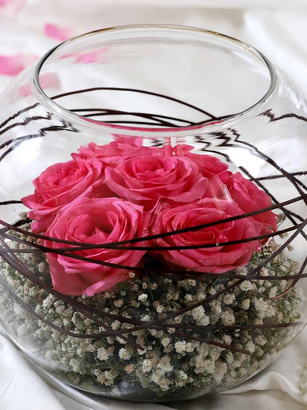 fnp 7 pieces Pink  Rose Flower Bouquet