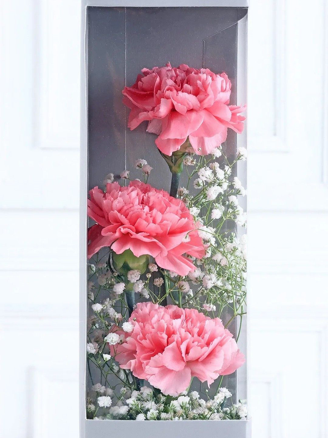 fnp Pink 3 Pieces Carnation Fresh Flowers