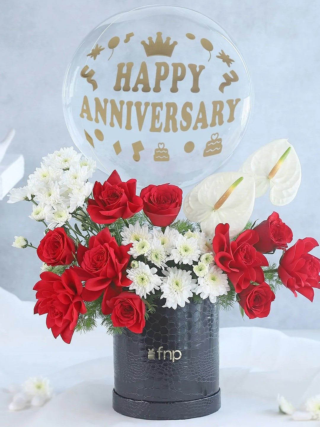 fnp Red 19 Pieces Roses Fresh Flowers Bouquet