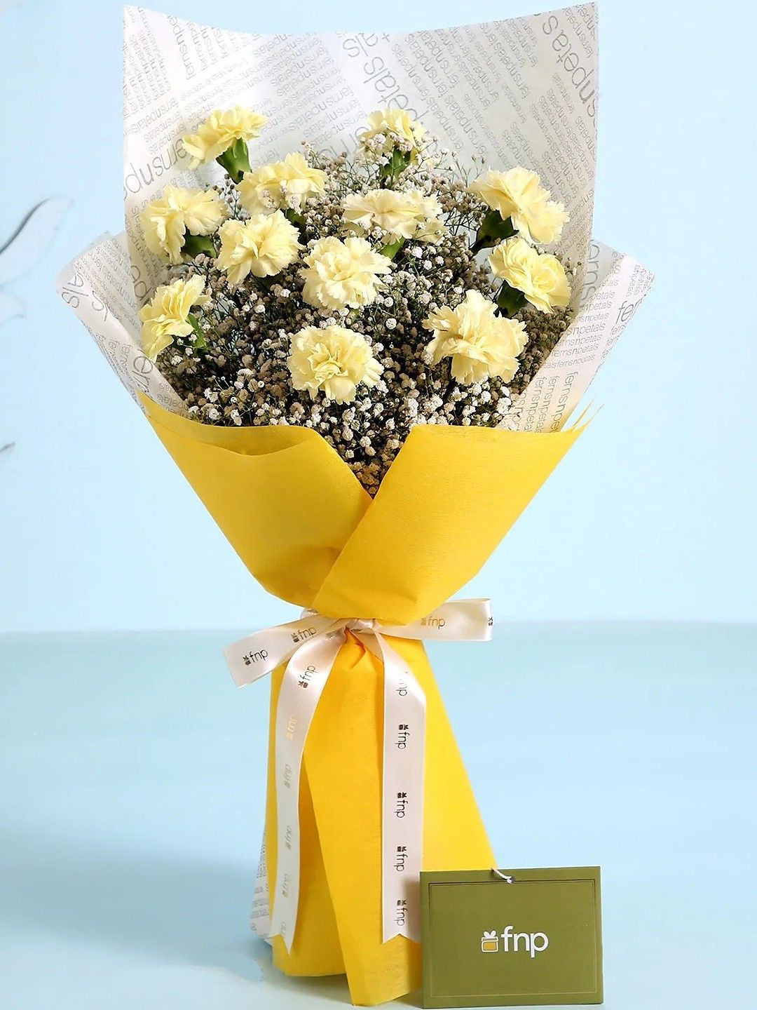 fnp Yellow 12 Pieces Roses Fresh Flowers Bouquet