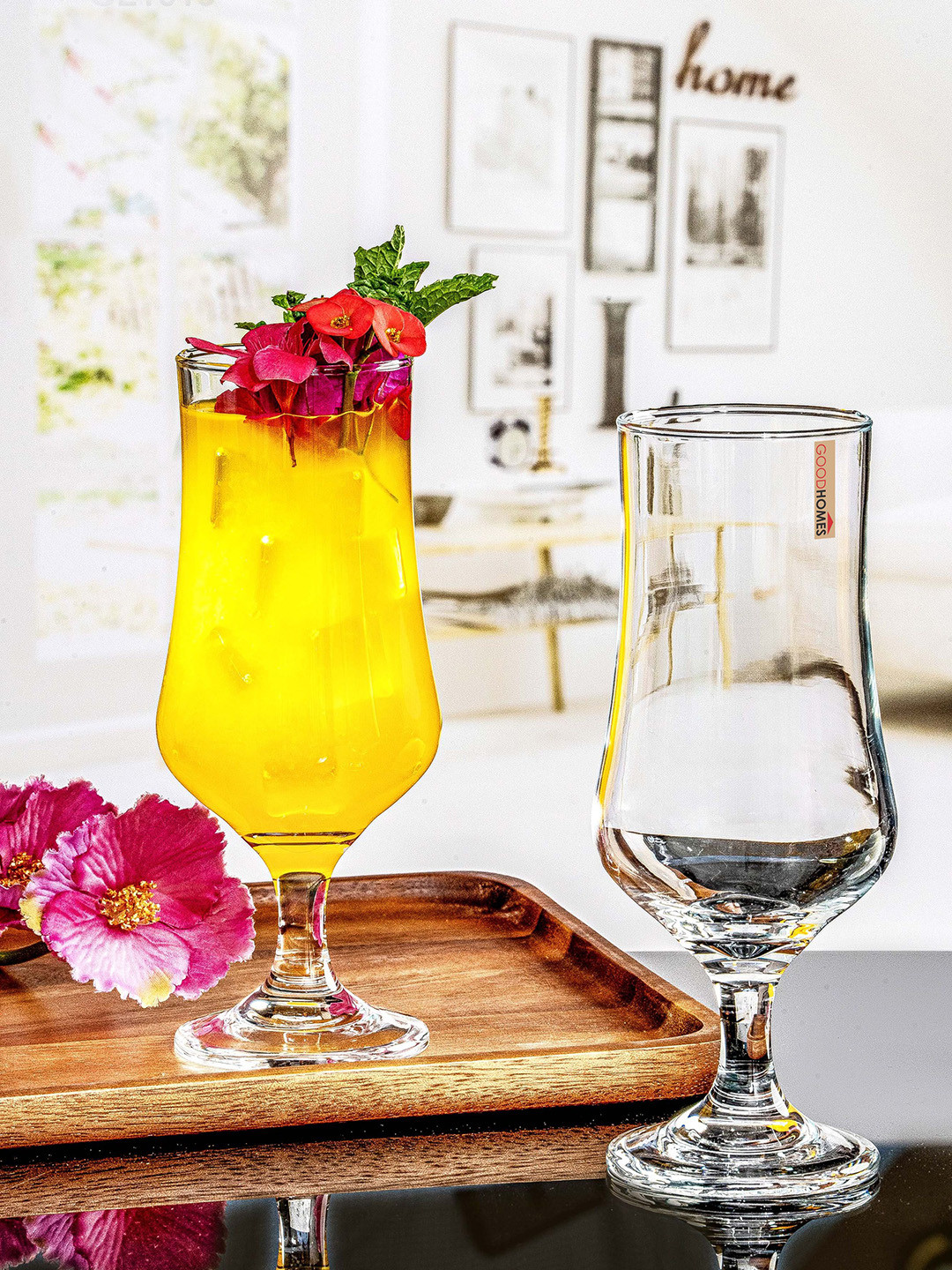 GOODHOMES Transparent 6 Pieces Juice Glass 410 ml