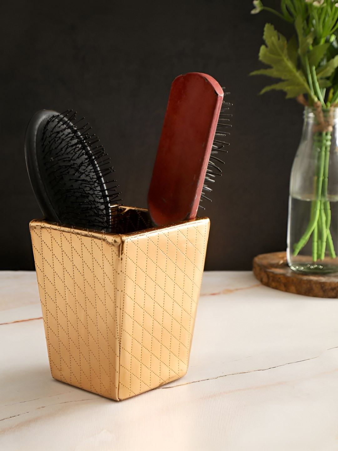 THE HOME CO. Copper Toned Textured Multi-Utility Organiser