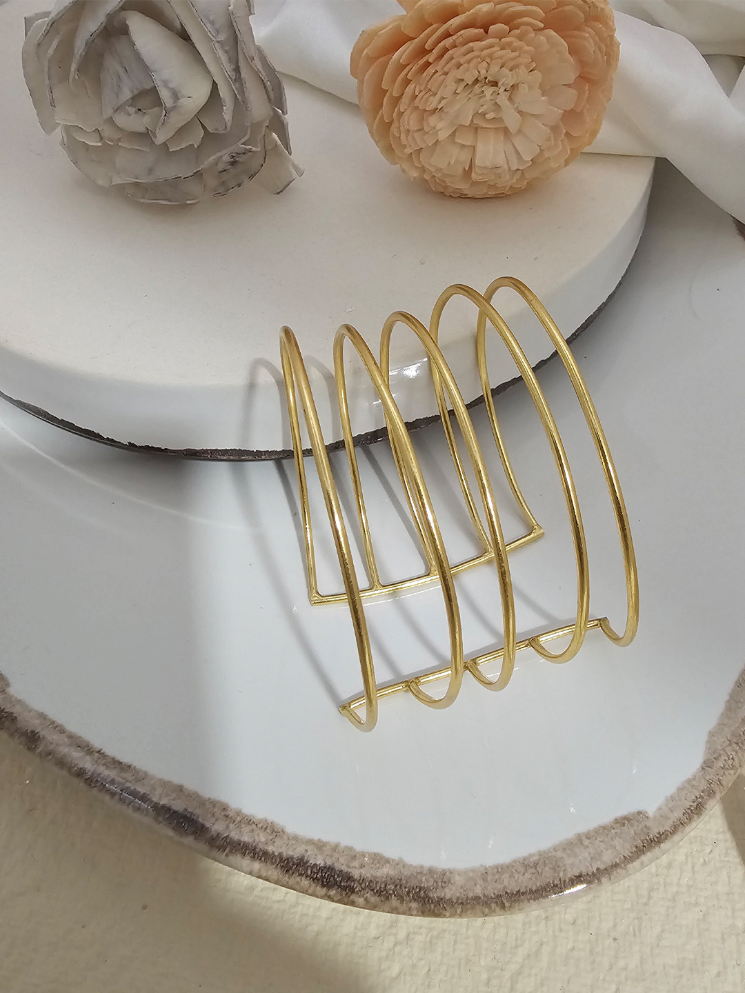 Binnis Wardrobe Women Brass-Plated Cuff Bracelet