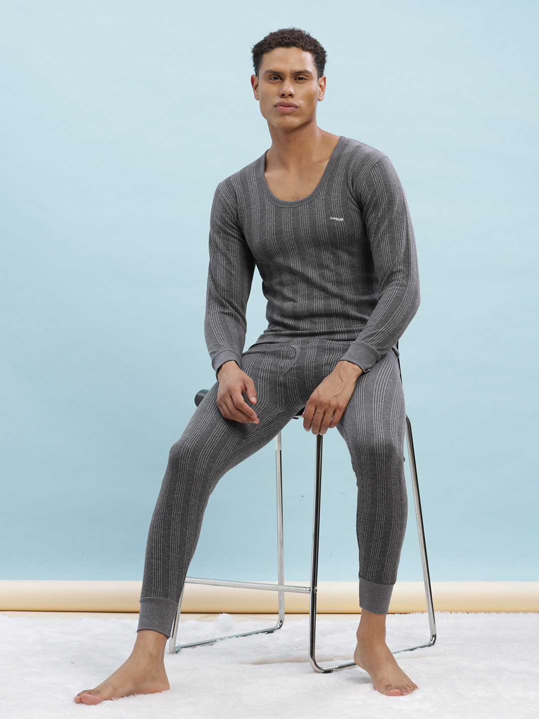 Dollar Ultra Men Self-Design Cotton Thermal Set