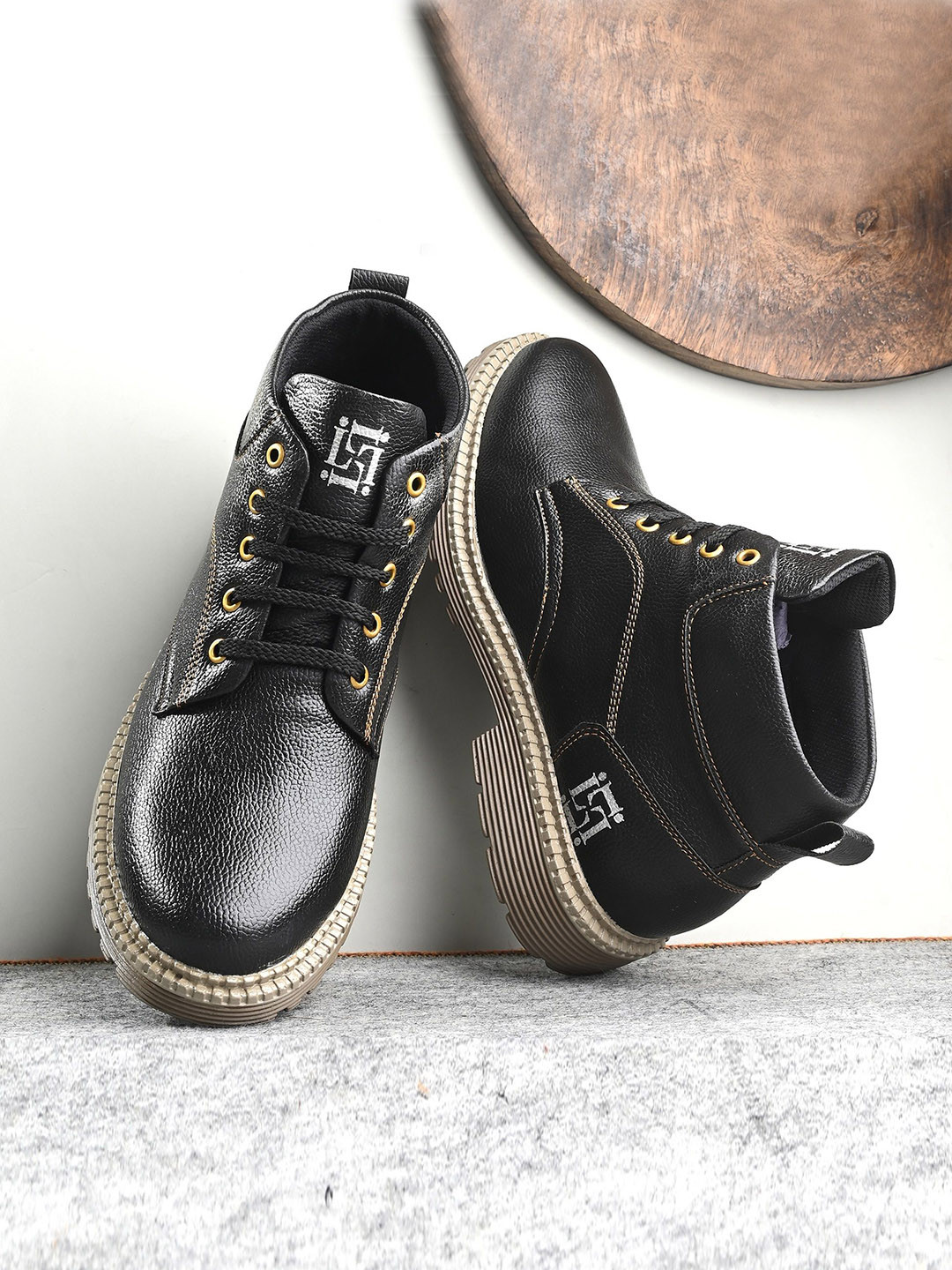 Layasa Men Lace Up Casual Boots