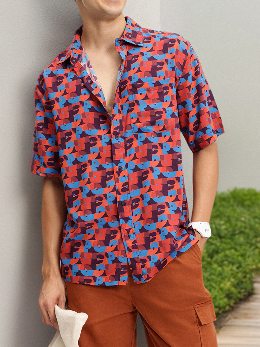 Kook N Keech Patch Pocket Oversized Shirt