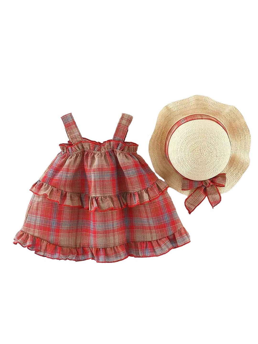 StyleCast x Revolte Checked A-Line Dress