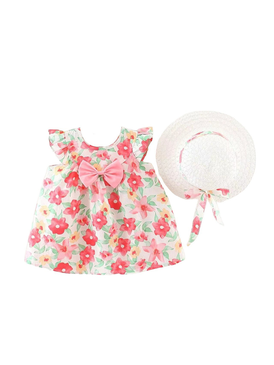 StyleCast x Revolte Floral Print Fit and Flare Mini Dress