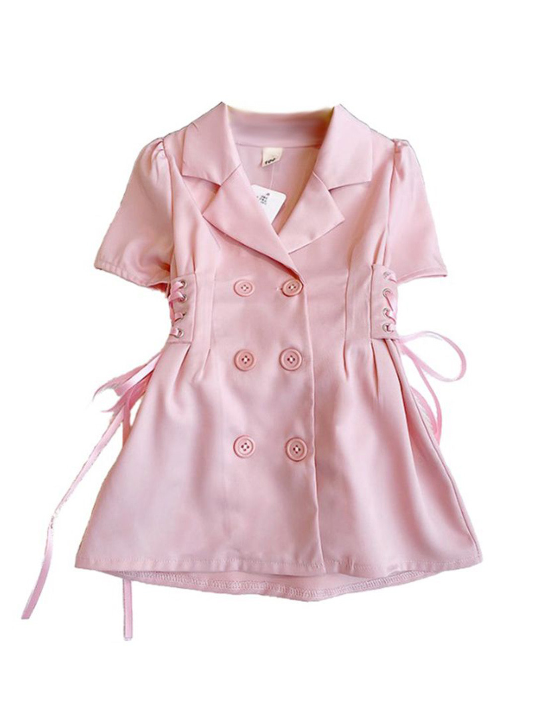 StyleCast x Revolte Girls Shirt Collar Blazer Dresses