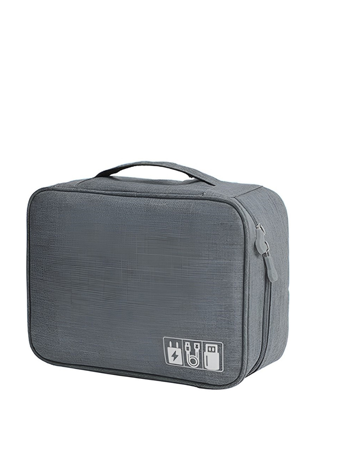 Aura Grey Water Resistant Electronics Accessories Organizer