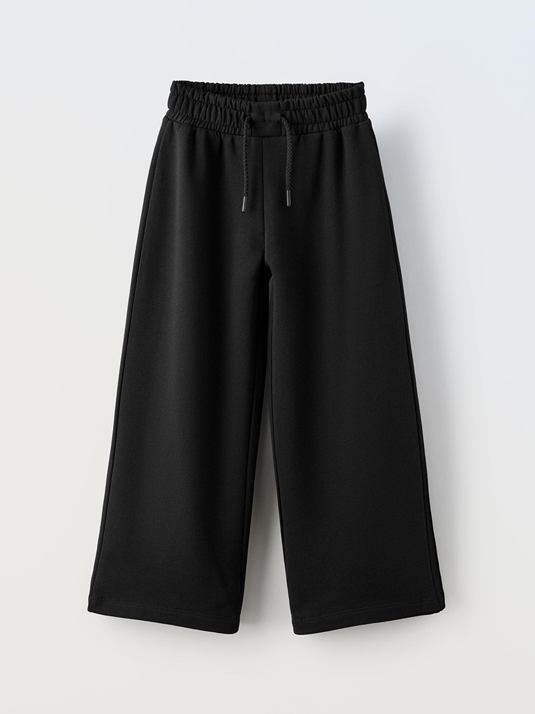 Alan Jones Girls Mid-Rise Wide Legs Track Pants