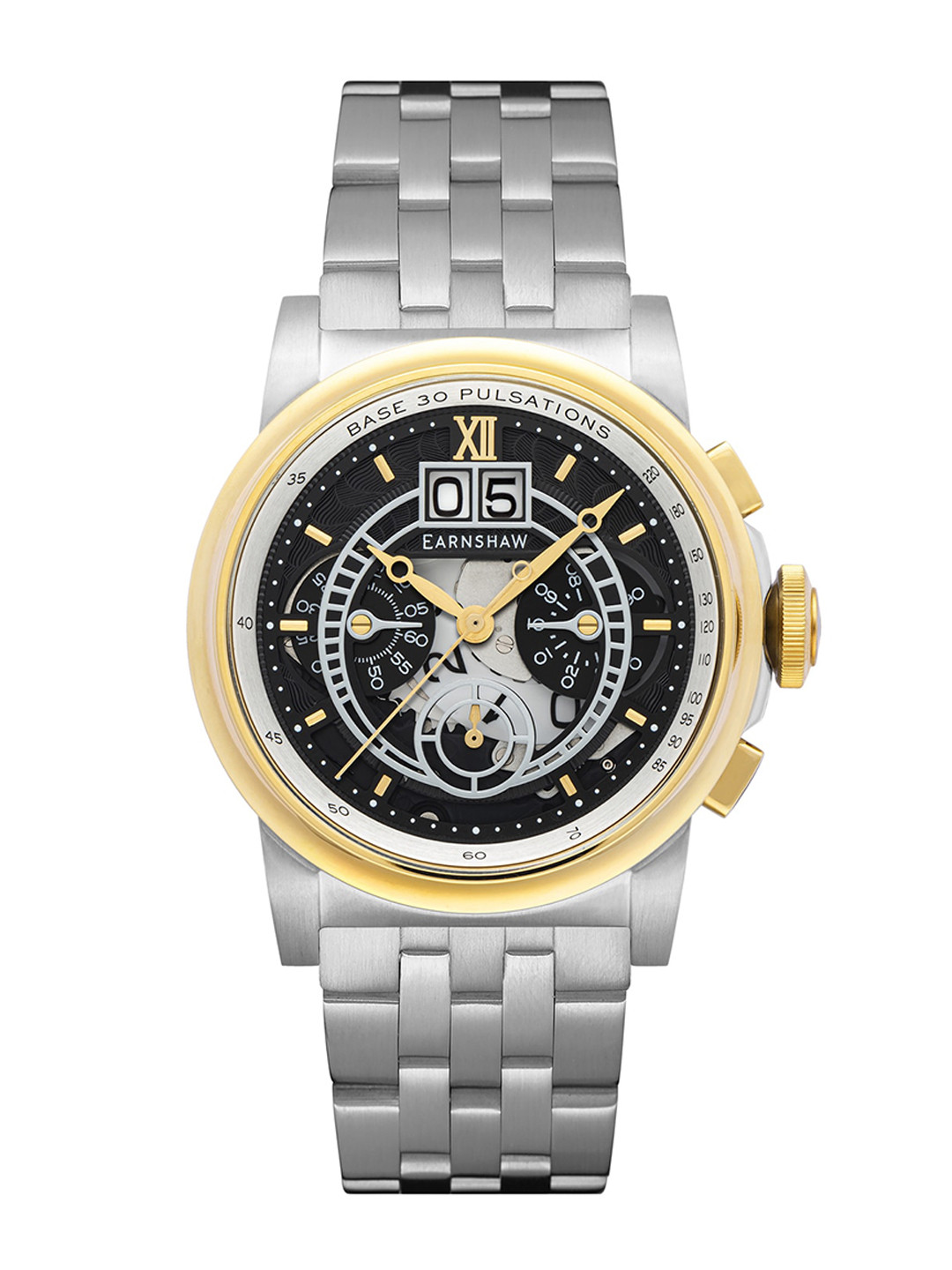 EARNSHAW Men Dial & Stainless Steel Analogue Chronograph Watch ES-8267-44