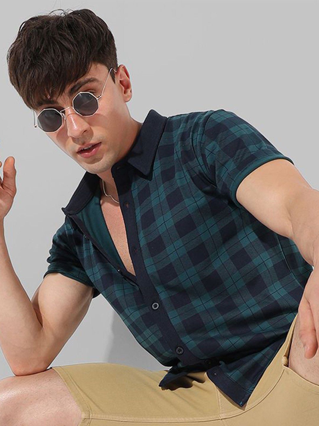 CAHOOT Men Comfort Tartan Checks Casual Shirt