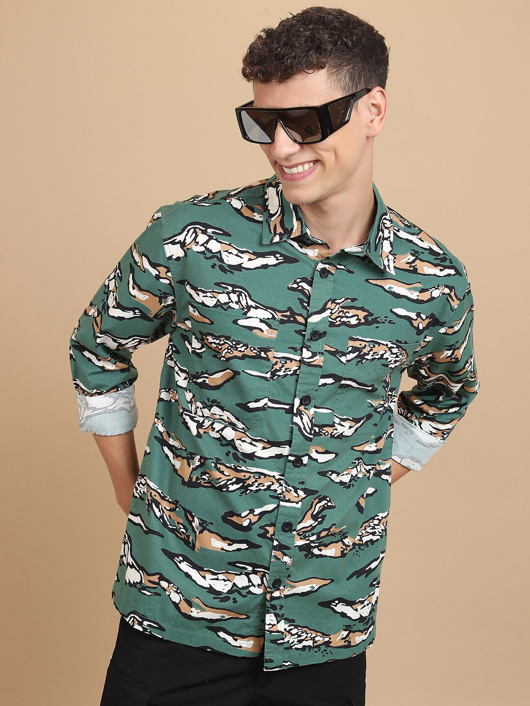 KETCH Men Printed Overshirt