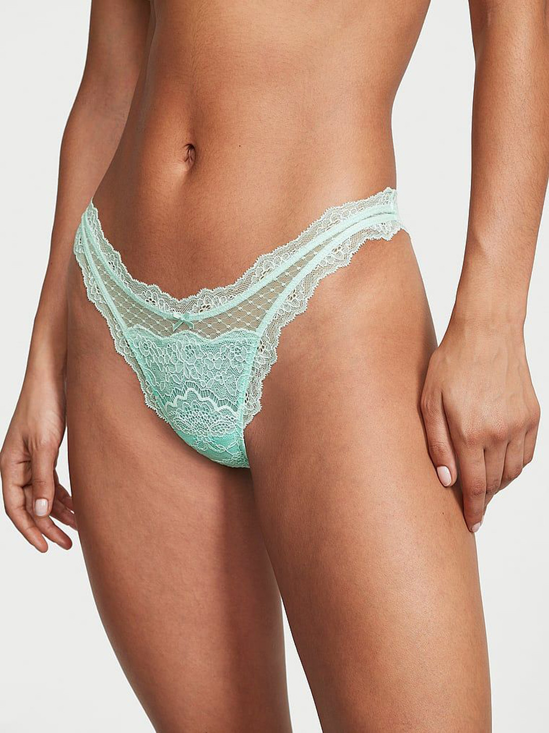 Victoria's Secret Dream Angels Lace & Mesh Brazilian Panty