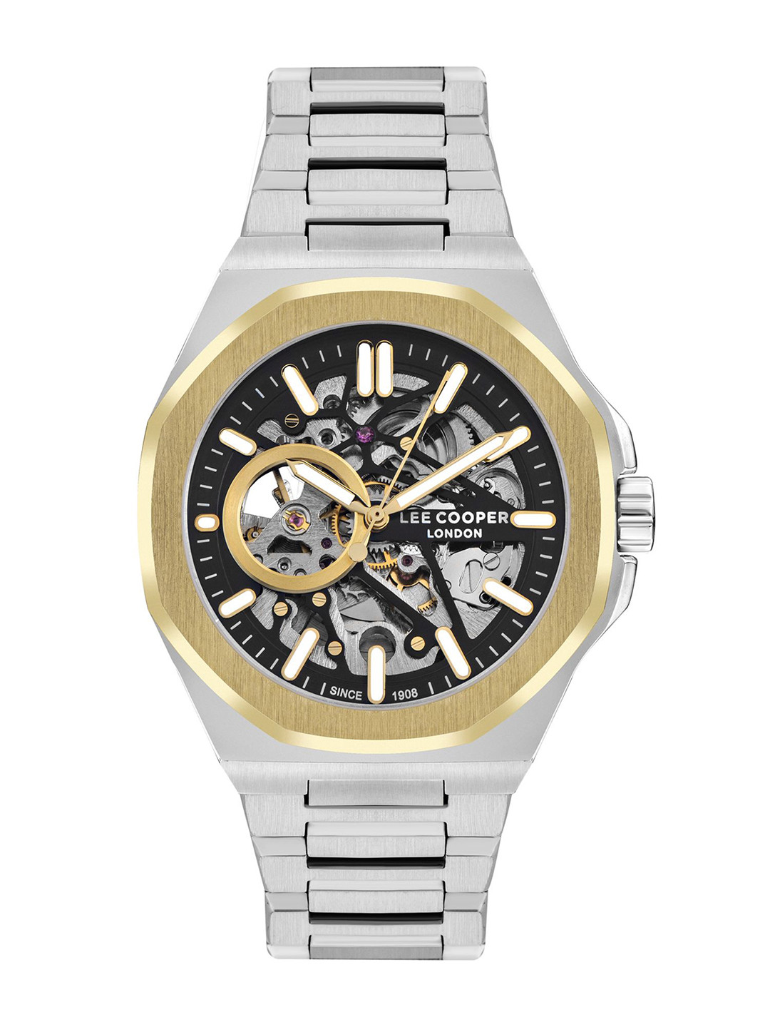 Lee Cooper Men Dial & Stainless Steel Digital Automatic Motion Powered Watch LC07977.260