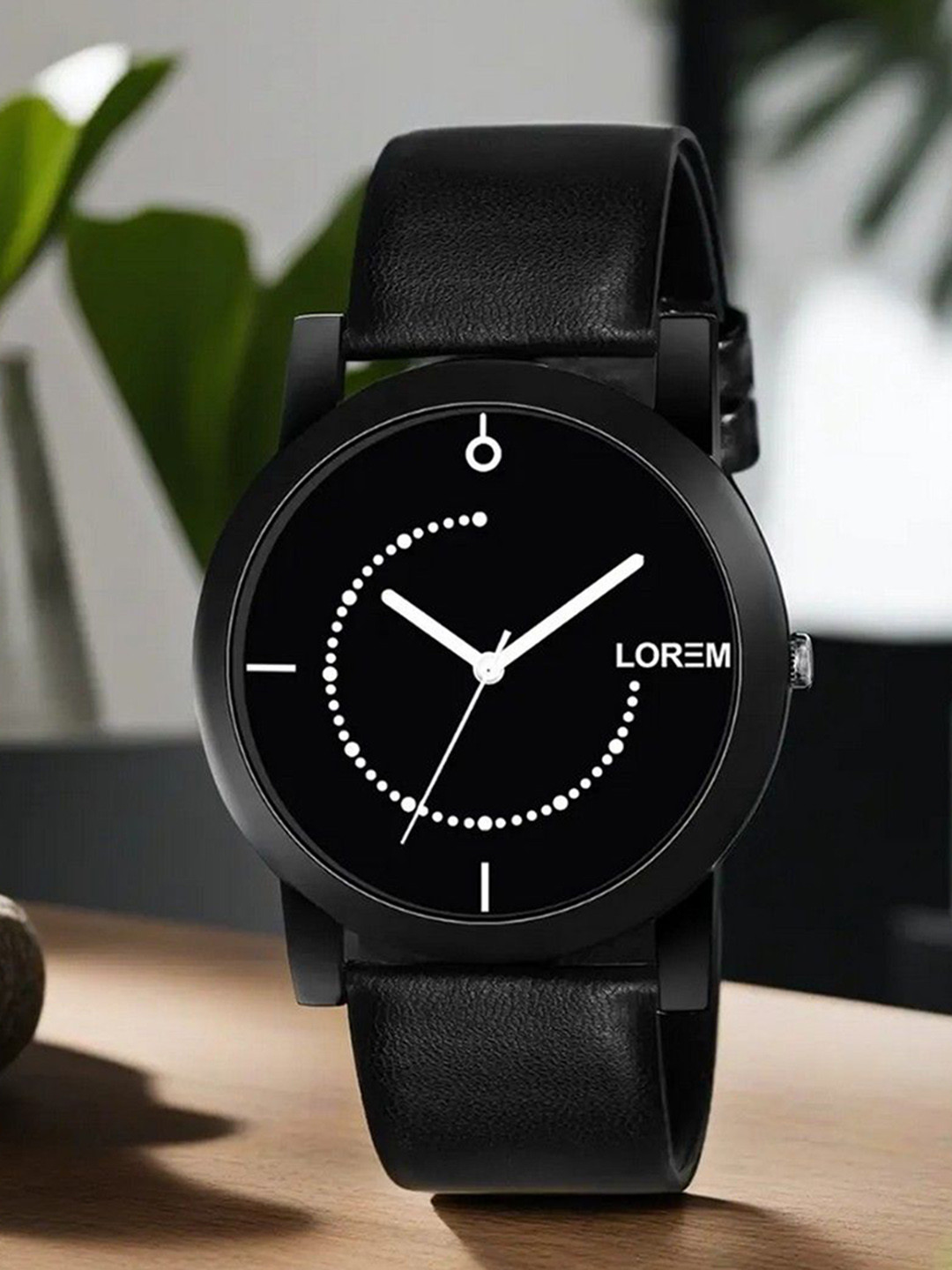 LOREM Men Printed Dial & Straps Analogue Watch LR49-A