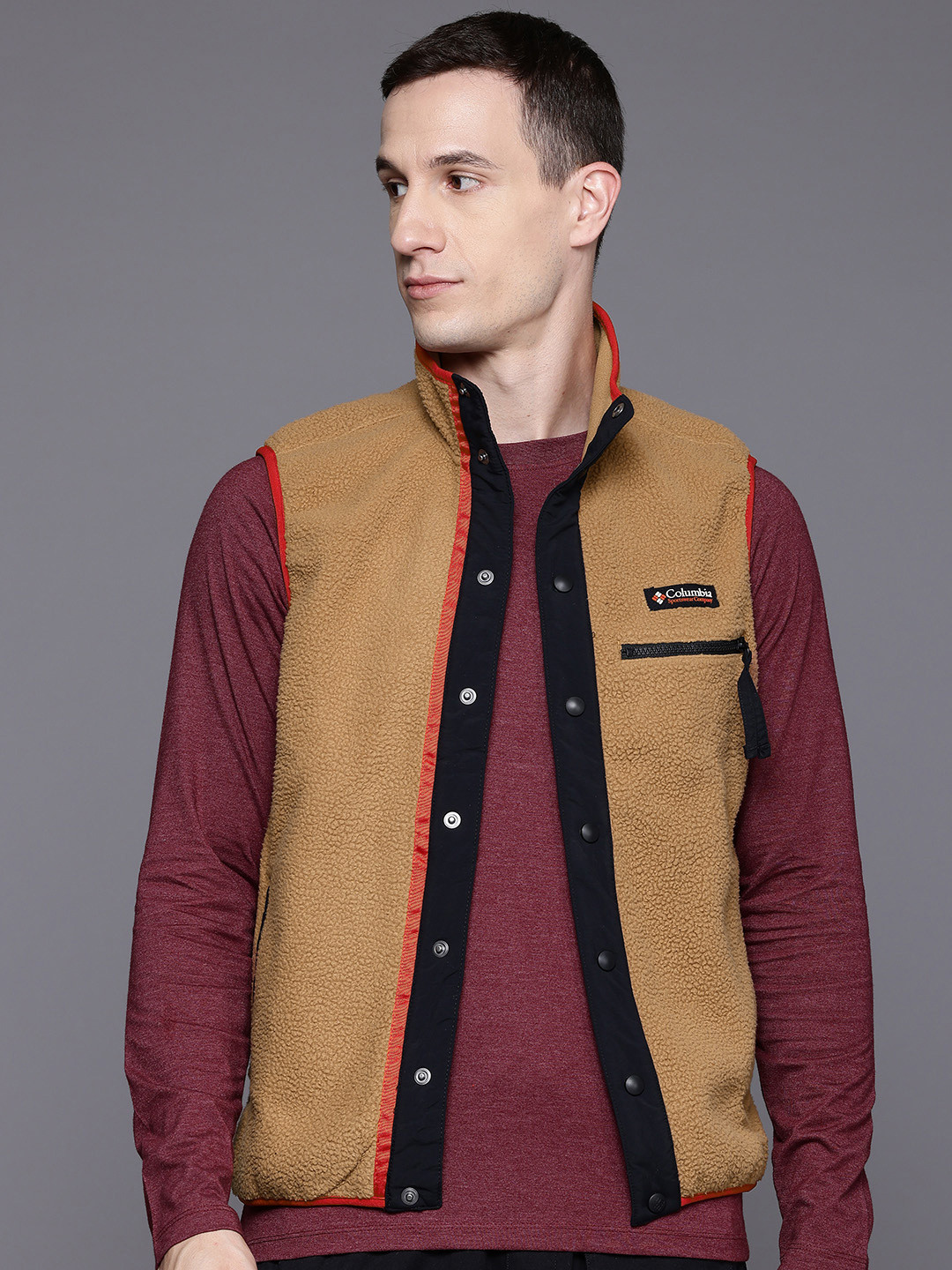 Columbia Men Lightweight Outdoor Helvetia II Vest Sporty Jacket