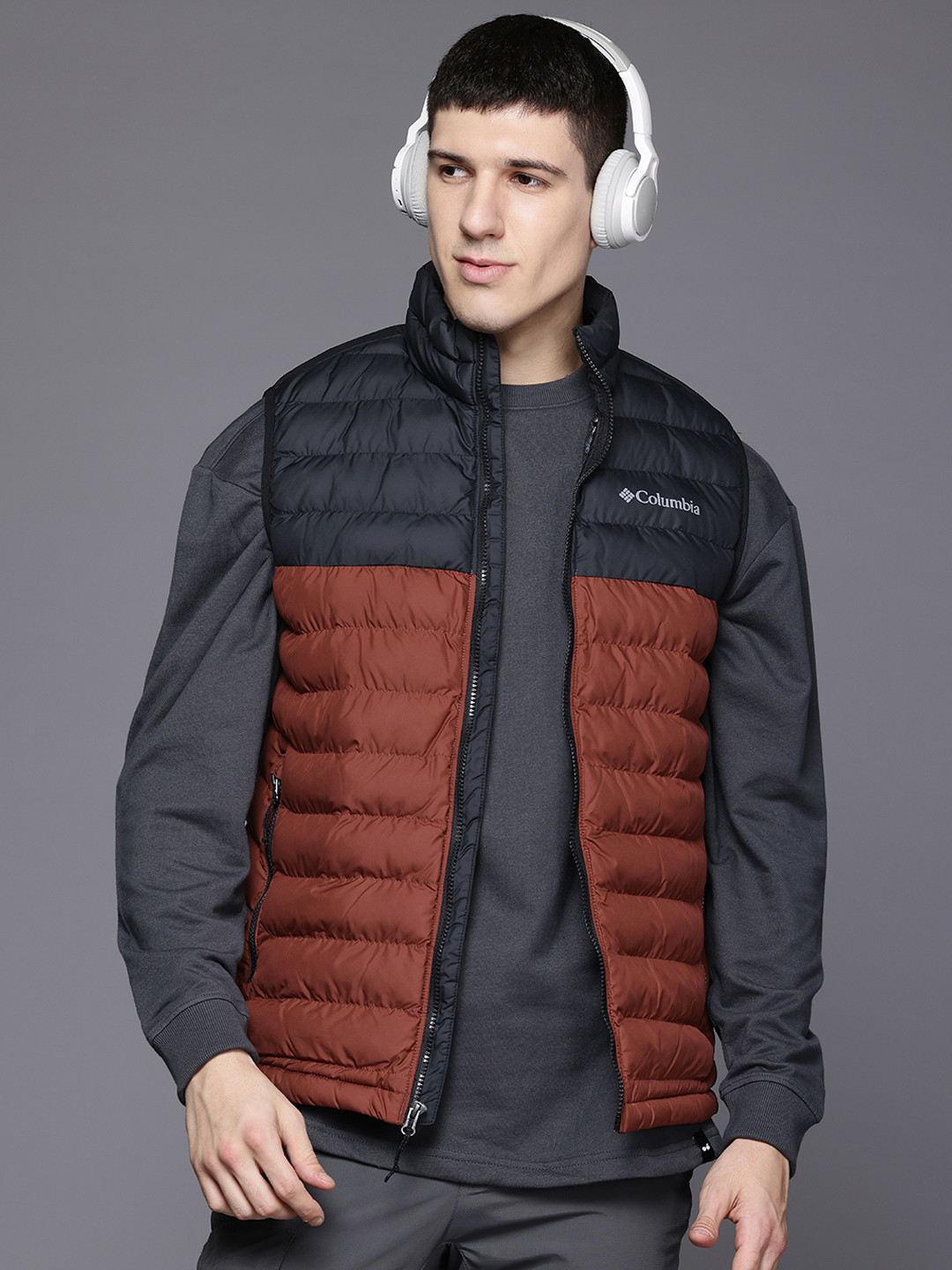 Columbia Men Powder Lite Omni-Heat Vest