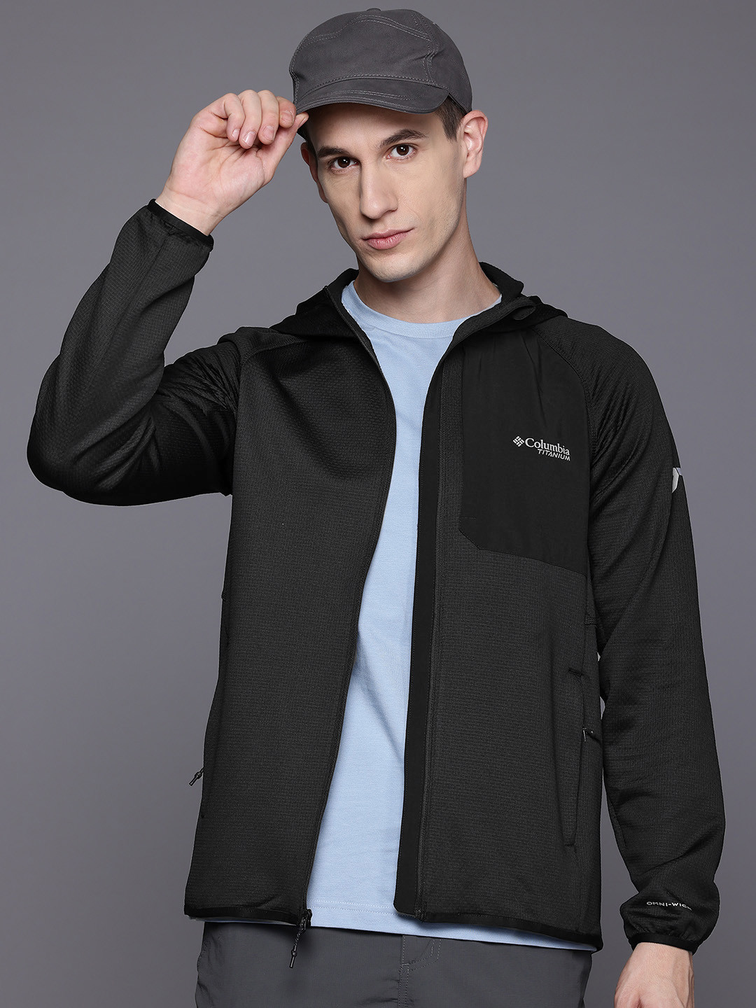 Columbia Hooded Lightweight Triple Canyon Grid II Outdoor Jacket