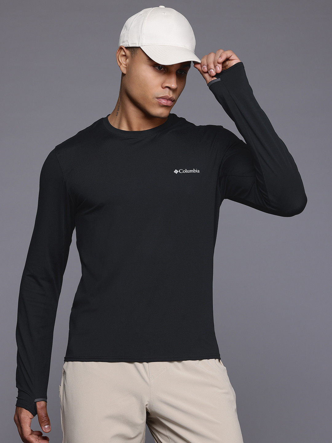 Columbia Print Detail Tech Trail Crew II Tshirt