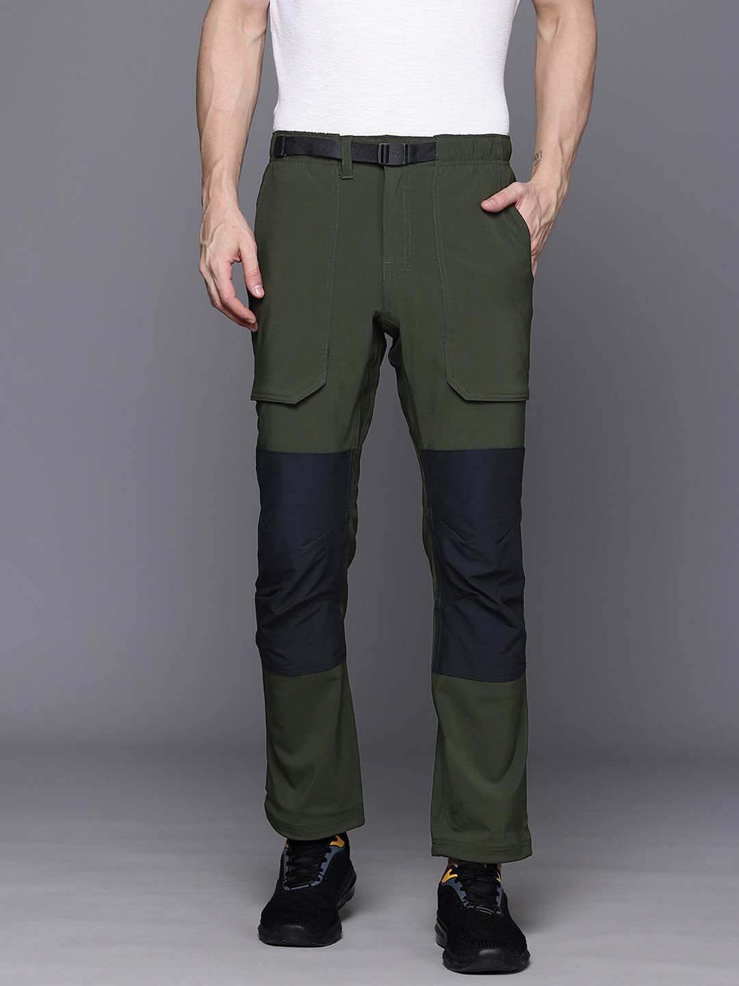 Columbia Men Colourblocked Landroamer Utility II Track Pants