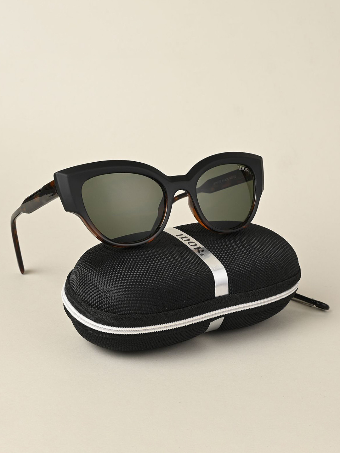 IDOR Unisex Cateye Sunglasses with UV Protected Lens IDOR-8804-C3