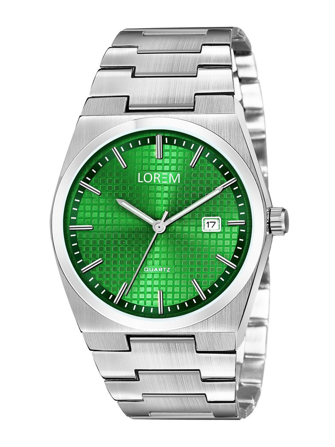 LOREM Men Dial & Stainless Steel Bracelet Style Straps Analogue Watch LR160-B