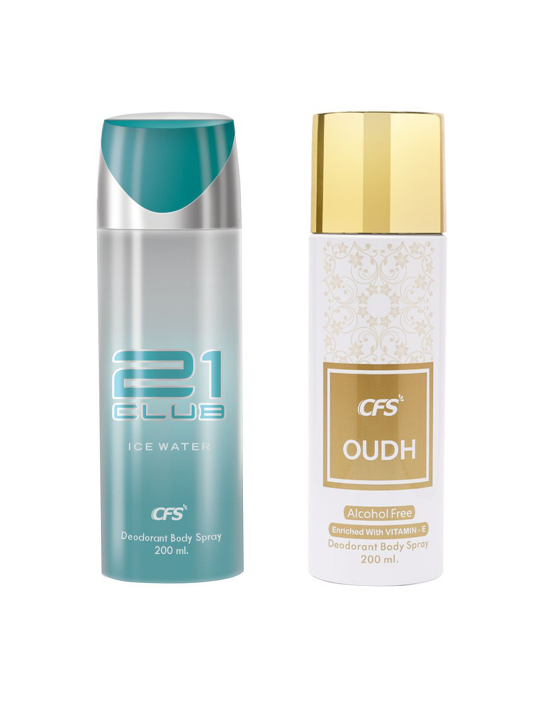 CFS Ifra Set Of 2 Certified Safest & Fine Fragrances Deodorant- 200 ml Each