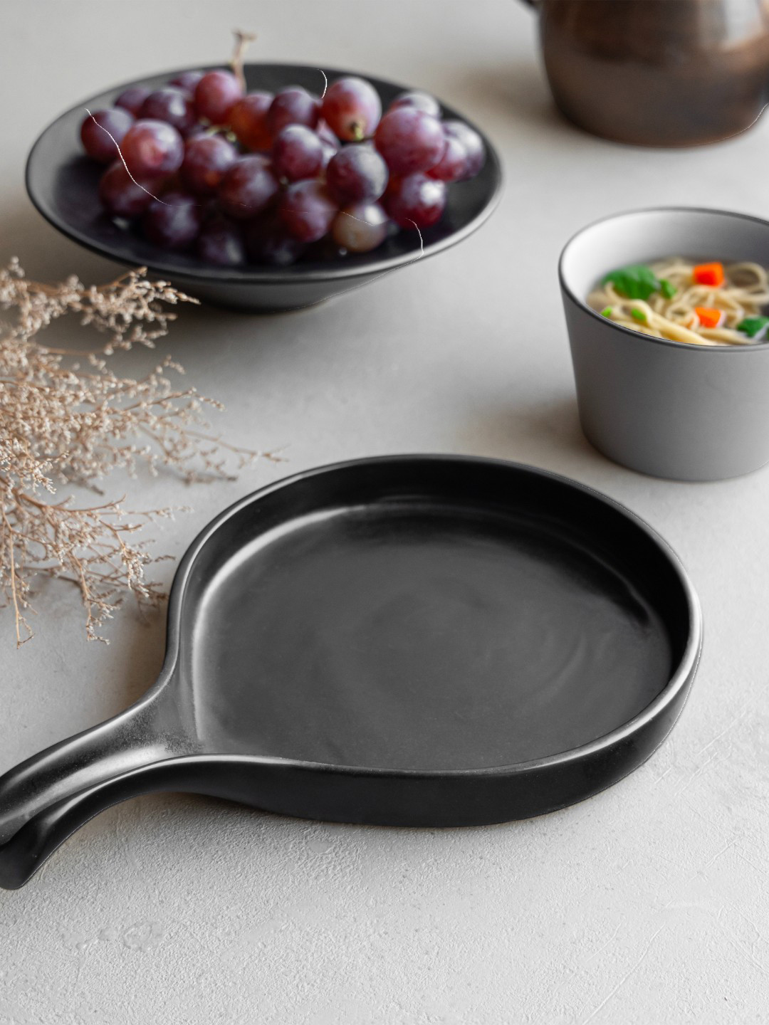 Claymistry Black Stealthy Snack Commander Platter