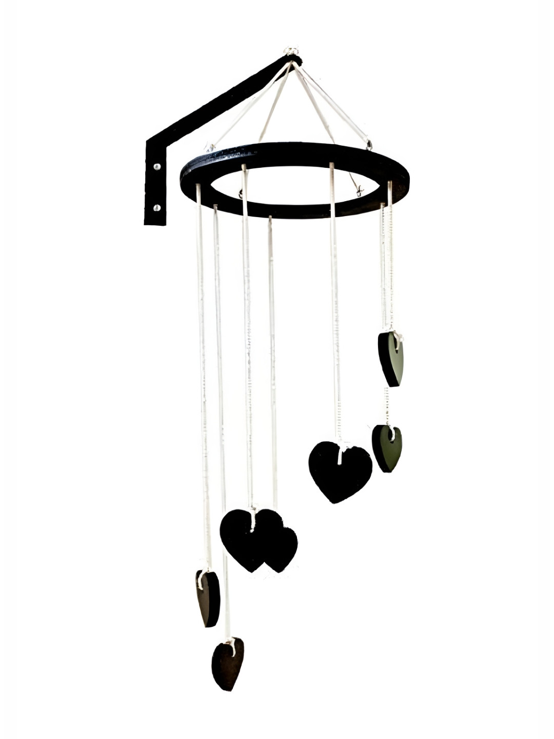 VAH Kya Bat Hai !! Black & White Wooden Hanging Photo Clips LED Light