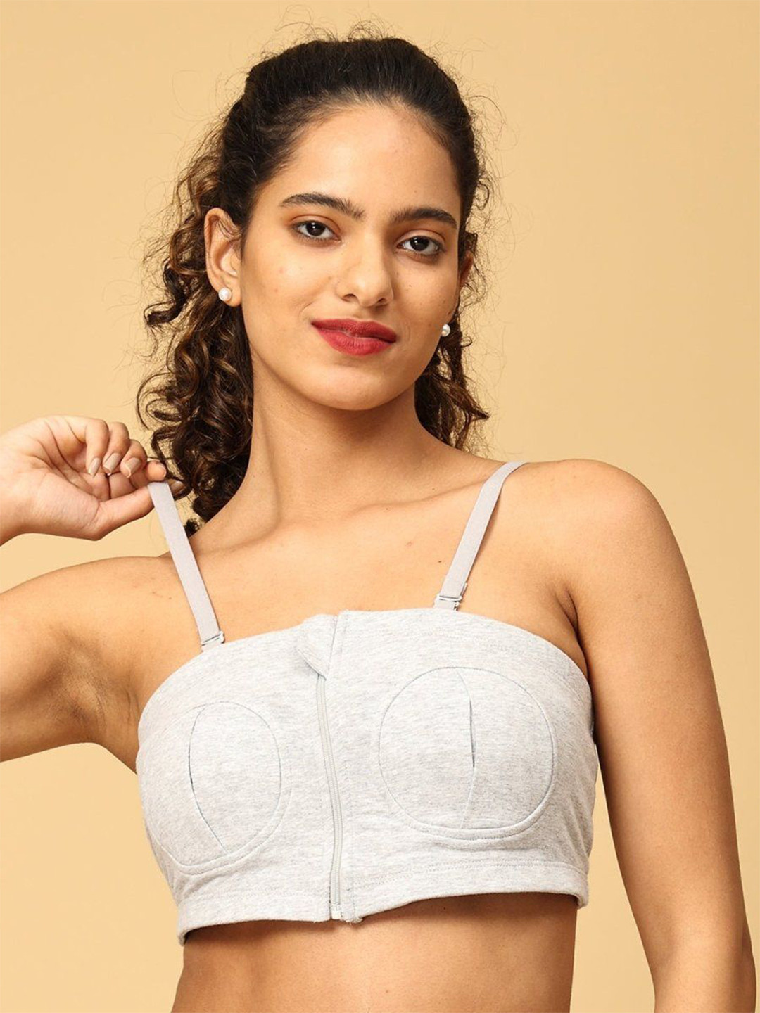 The Mom Store Full Coverage Non Padded Cotton Maternity Bra-All Day Comfort