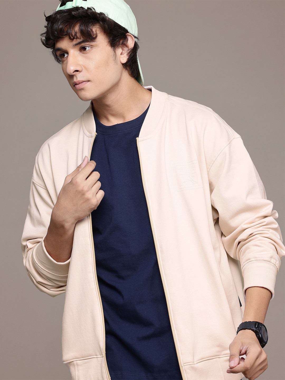 Roadster The Lifestyle Co. Open Front Relaxed Fit Sweatshirt