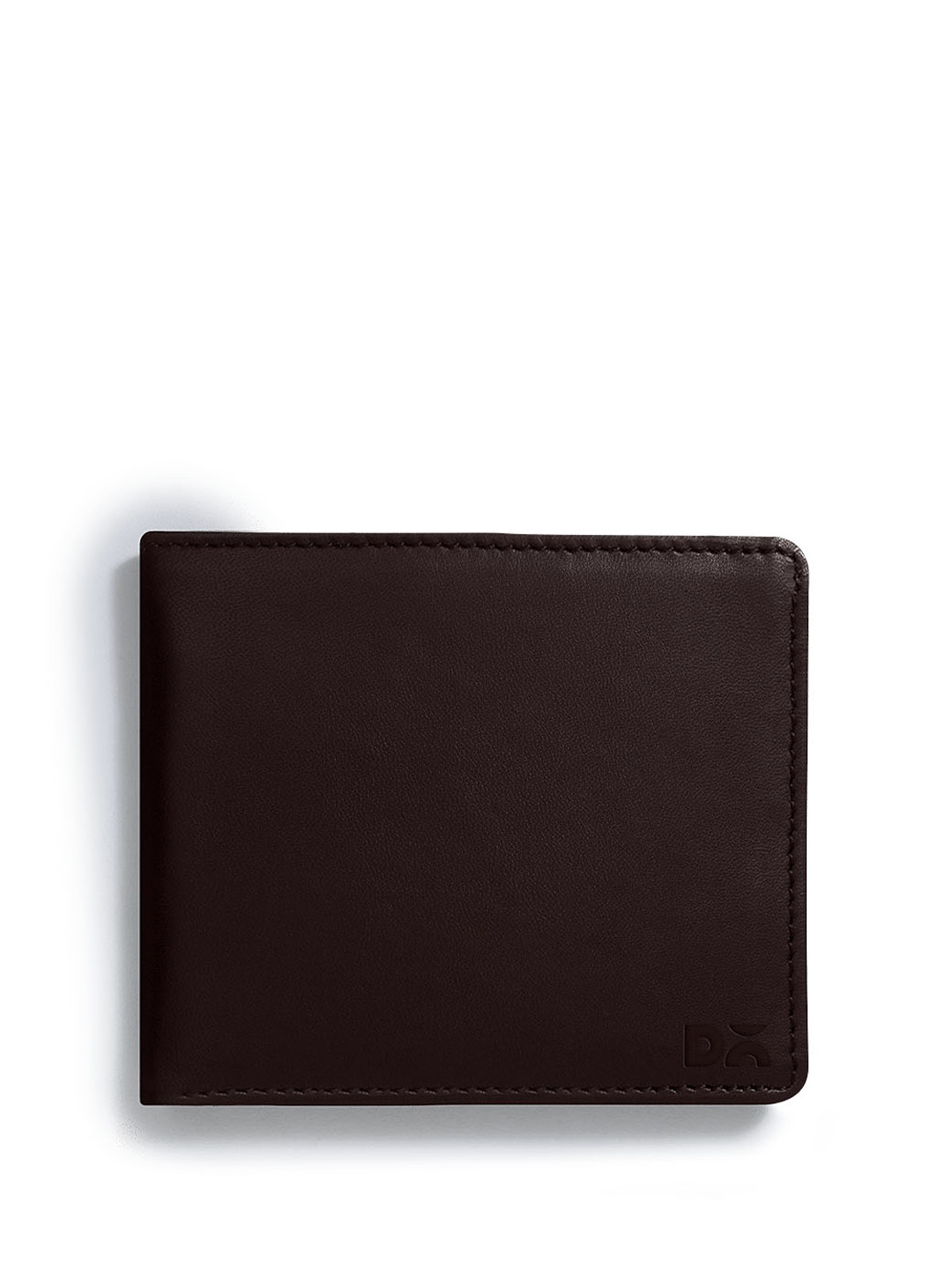 DailyObjects Brown Leather Slim Classic Billfold Wallet