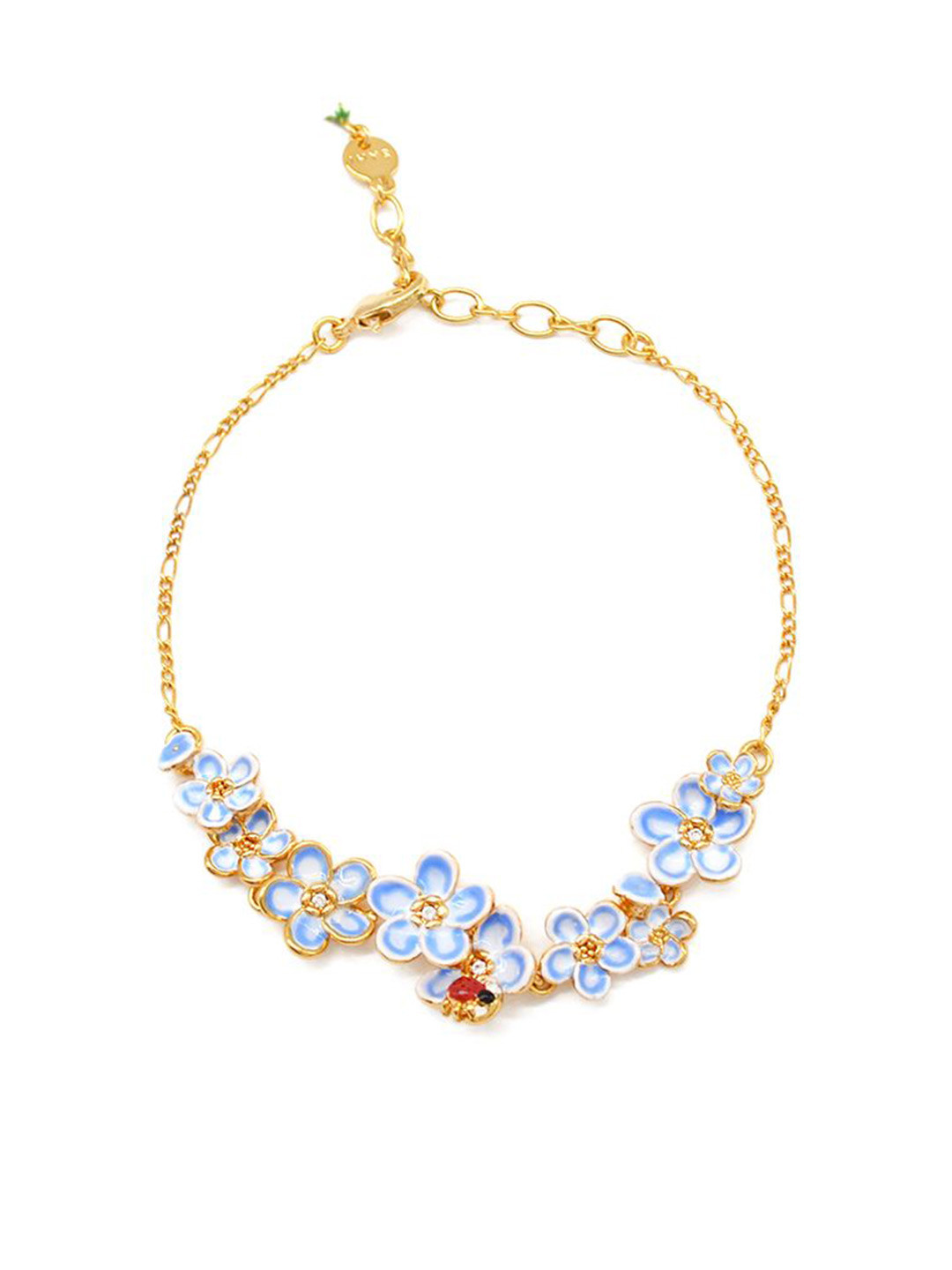 SAHI Gold-Plated Brass Wraparound Bracelet