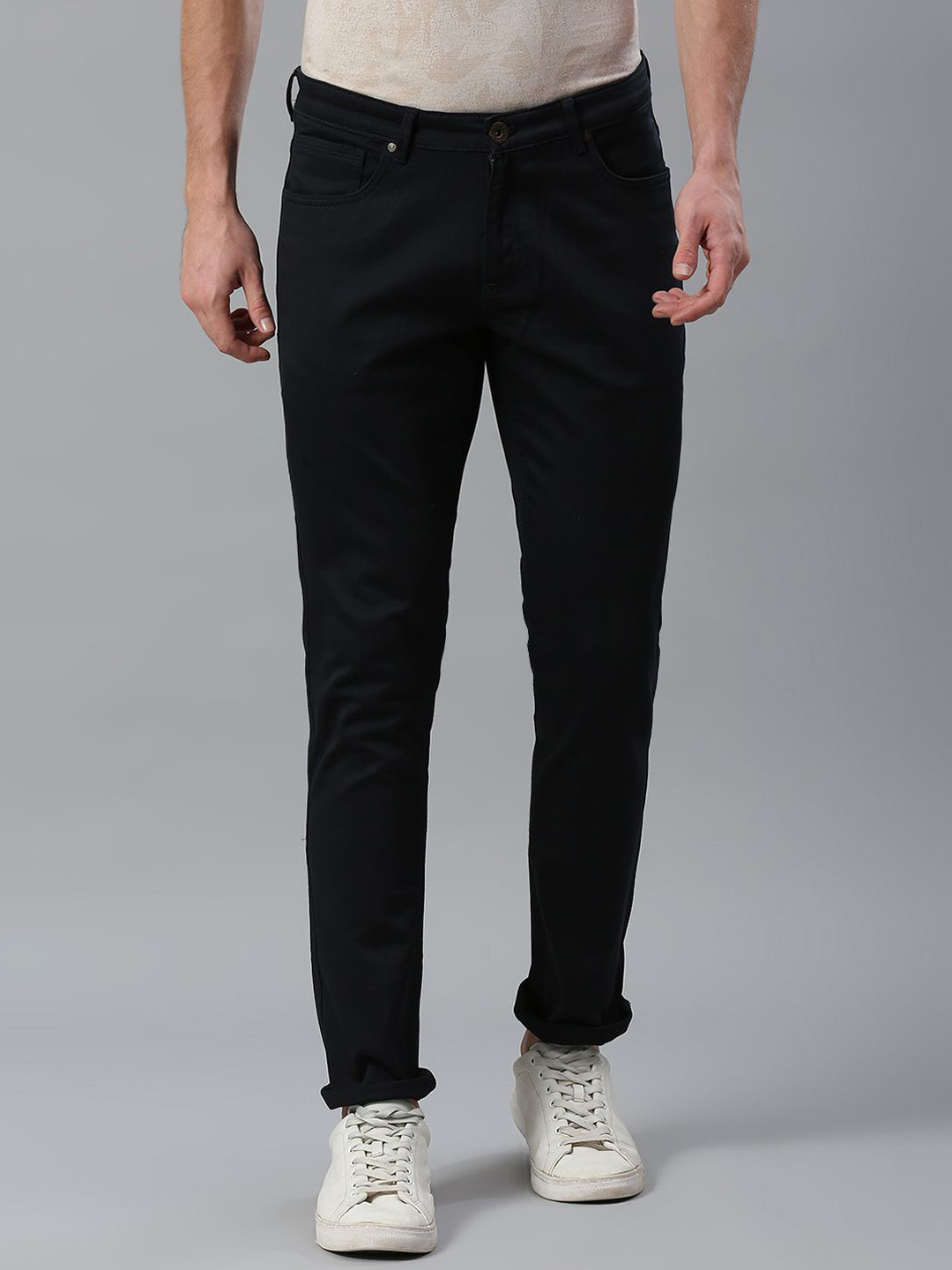 Klub Fox Men Slim Fit Slash Knee Stretchable Jeans