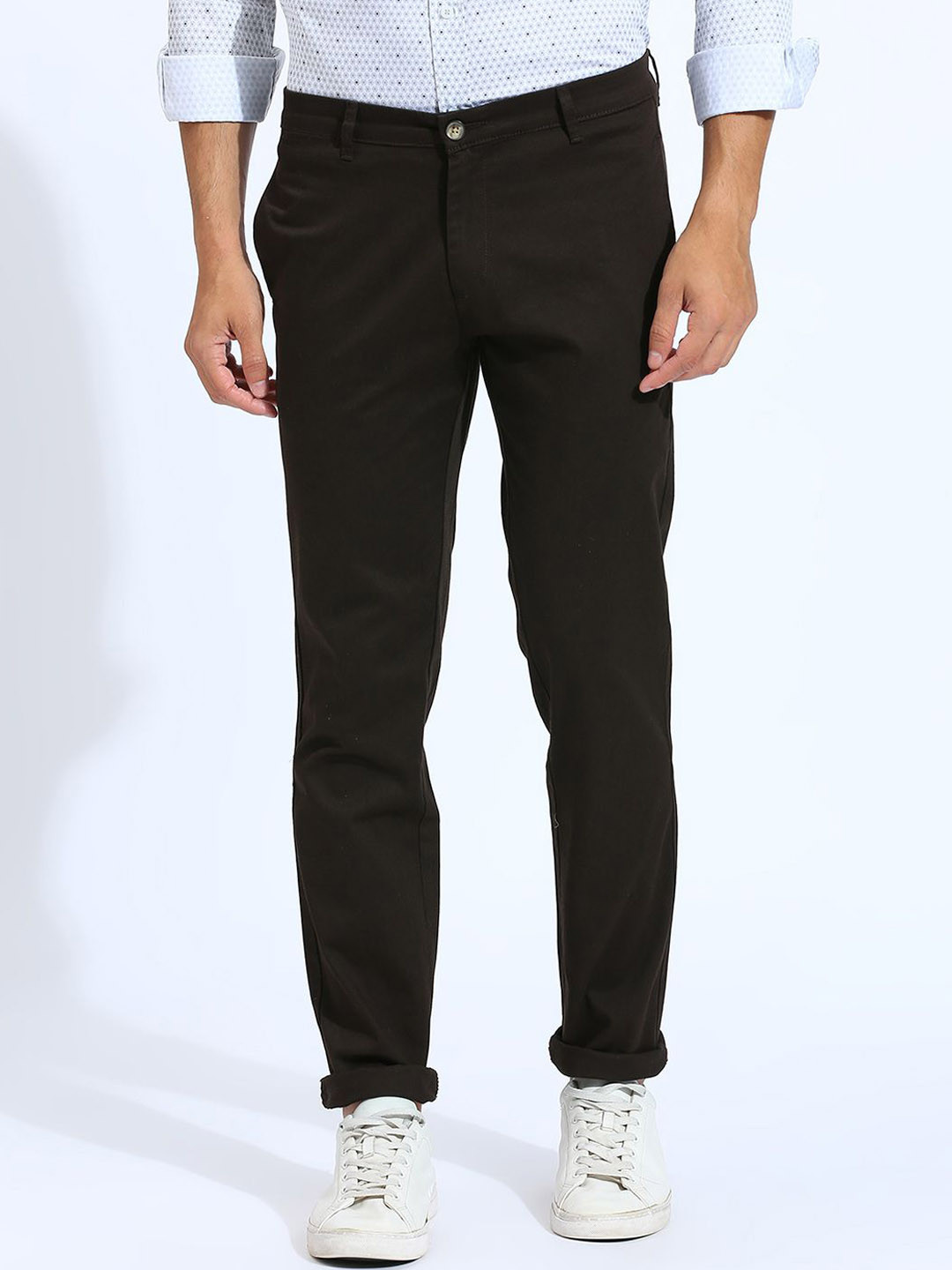 Klub Fox Men Slim Fit Chinos Trousers