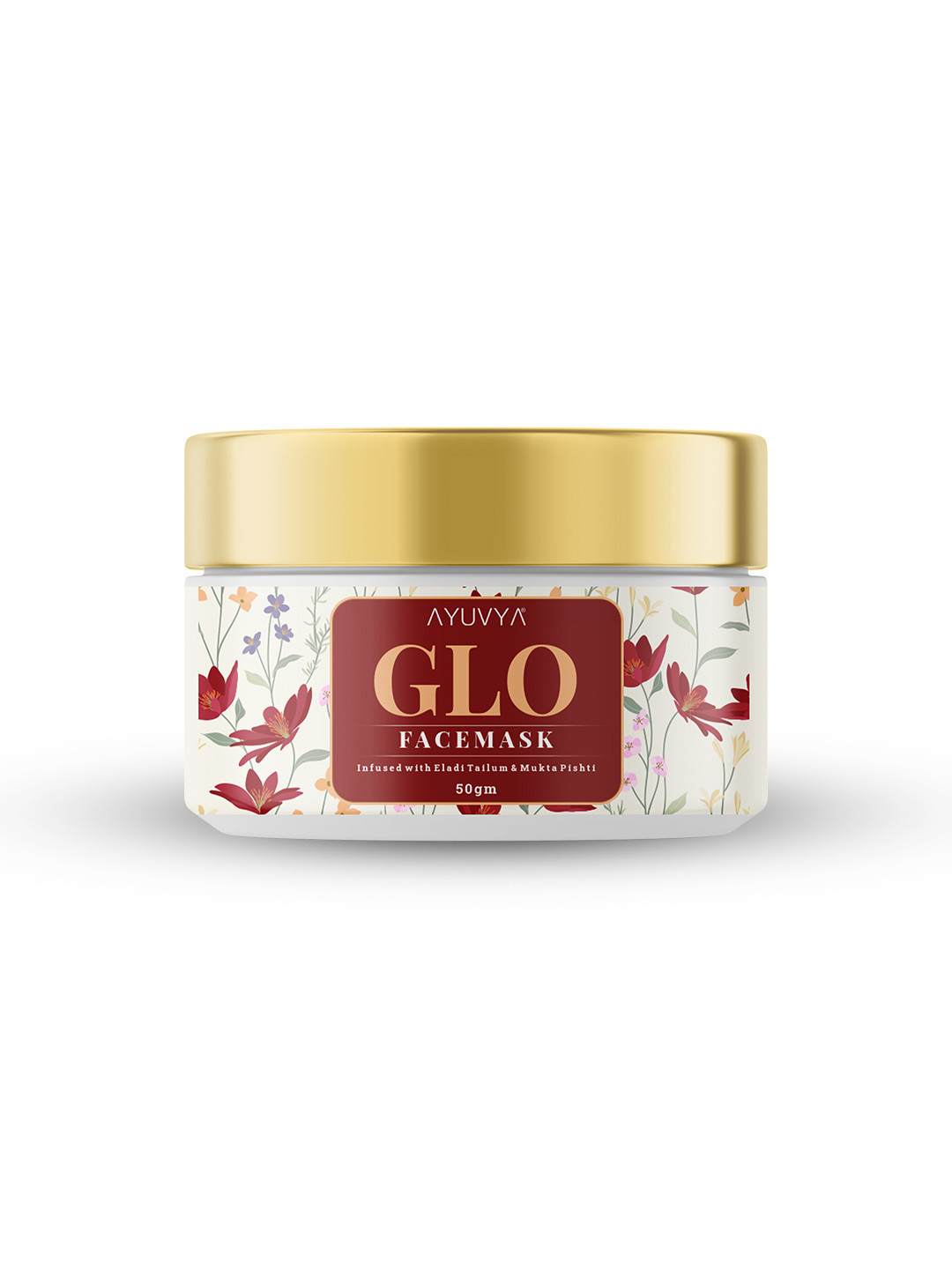 Ayuvya Glo Glowing Face Mask For Reduces Signs of Ageing and Fades Pigmentation - 50 gm
