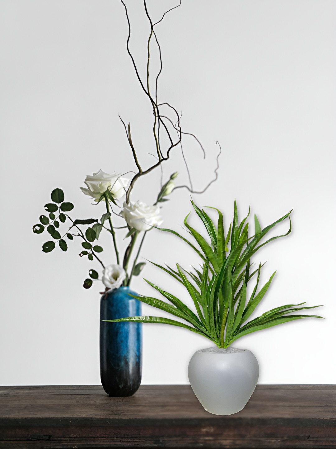 ARTSY Green Spider Artificial Plant With Pot